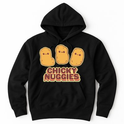 Chicky Nuggies Cute Retro Kawaii Chicken Nuggets Nuggs Meme Hoodie