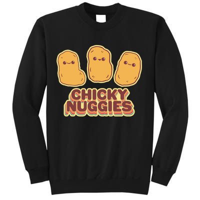 Chicky Nuggies Cute Retro Kawaii Chicken Nuggets Nuggs Meme Sweatshirt