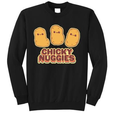 Chicky Nuggies Cute Retro Kawaii Chicken Nuggets Nuggs Meme Sweatshirt