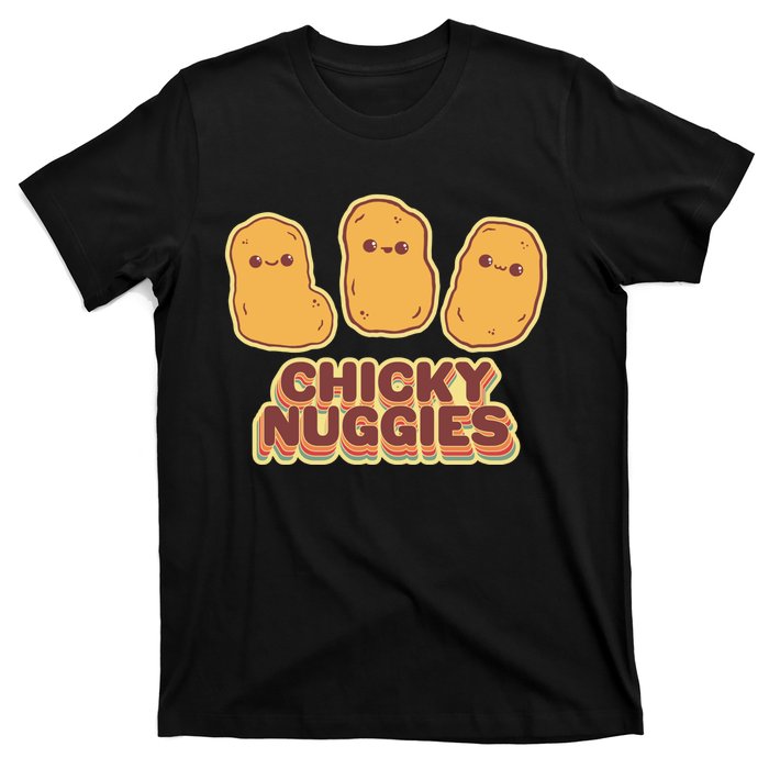 Chicky Nuggies Cute Retro Kawaii Chicken Nuggets Nuggs Meme T-Shirt