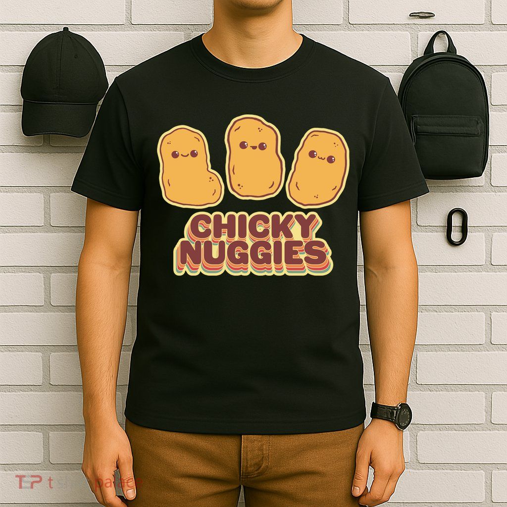 Chicky Nuggies Cute Retro Kawaii Chicken Nuggets Nuggs Meme T-Shirt