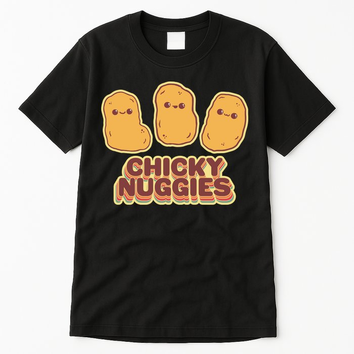 Chicky Nuggies Cute Retro Kawaii Chicken Nuggets Nuggs Meme Tall T-Shirt