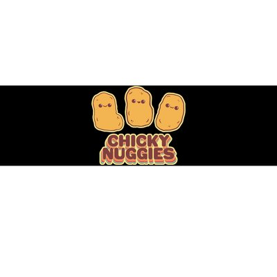 Chicky Nuggies Cute Retro Kawaii Chicken Nuggets Nuggs Meme Bumper Sticker