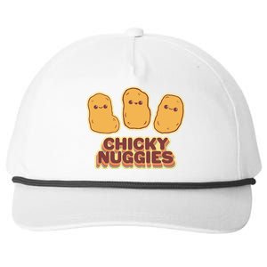 Chicky Nuggies Cute Retro Kawaii Chicken Nuggets Nuggs Meme Snapback Five-Panel Rope Hat