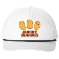 Chicky Nuggies Cute Retro Kawaii Chicken Nuggets Nuggs Meme Snapback Five-Panel Rope Hat