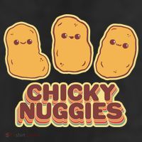 Chicky Nuggies Cute Retro Kawaii Chicken Nuggets Nuggs Meme 11oz C Handle Ceramic Mug