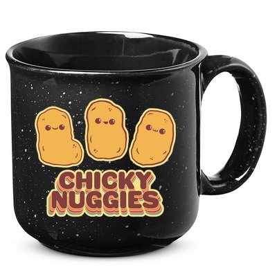 Chicky Nuggies Cute Retro Kawaii Chicken Nuggets Nuggs Meme 15oz Campfire Ceramic Mug