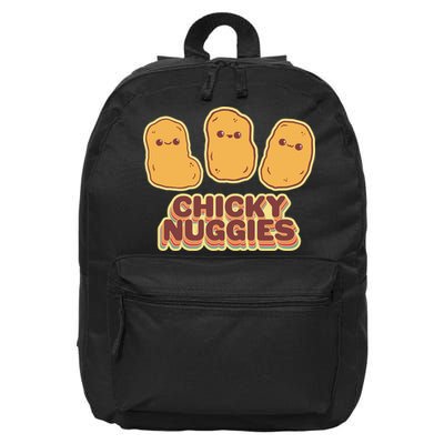 Chicky Nuggies Cute Retro Kawaii Chicken Nuggets Nuggs Meme 16 in Basic Backpack
