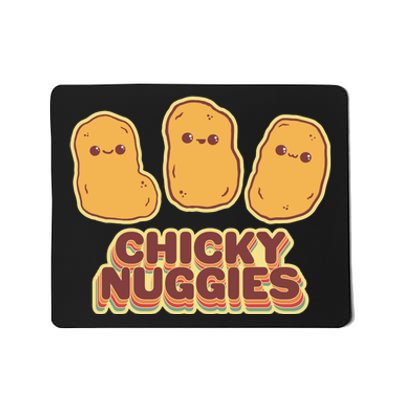 Chicky Nuggies Cute Retro Kawaii Chicken Nuggets Nuggs Meme Mousepad