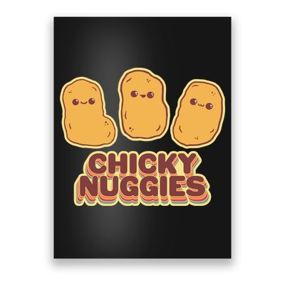 Chicky Nuggies Cute Retro Kawaii Chicken Nuggets Nuggs Meme Poster