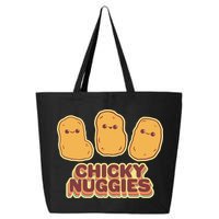 Chicky Nuggies Cute Retro Kawaii Chicken Nuggets Nuggs Meme 25L Jumbo Tote