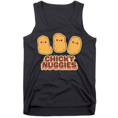 Chicky Nuggies Cute Retro Kawaii Chicken Nuggets Nuggs Meme Tank Top