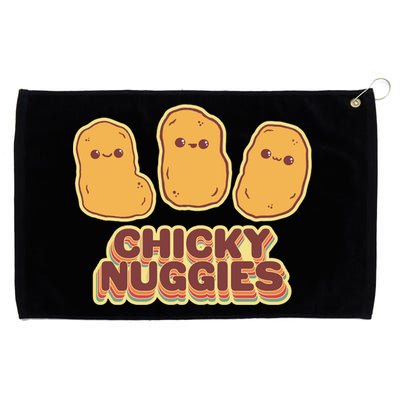 Chicky Nuggies Cute Retro Kawaii Chicken Nuggets Nuggs Meme Grommeted Golf Towel