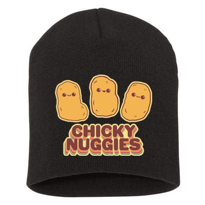 Chicky Nuggies Cute Retro Kawaii Chicken Nuggets Nuggs Meme Short Acrylic Beanie