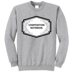 Composition Notebook Costume Teachers Matching Halloween Tall Sweatshirt