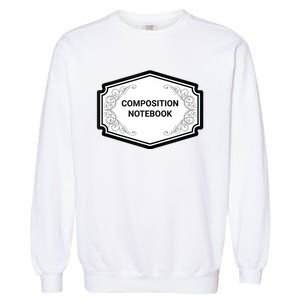 Composition Notebook Costume Teachers Matching Halloween Garment-Dyed Sweatshirt