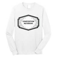 Composition Notebook Costume Teachers Matching Halloween Long Sleeve Shirt