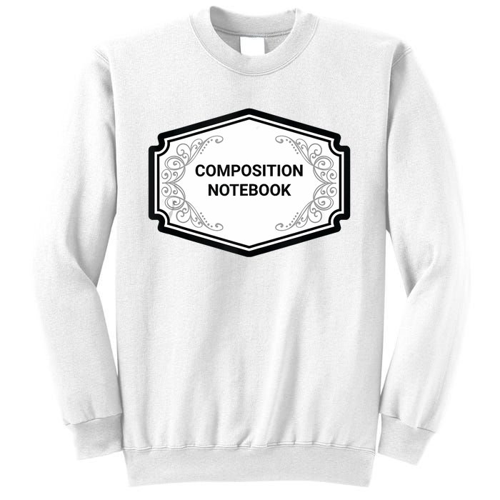 Composition Notebook Costume Teachers Matching Halloween Sweatshirt