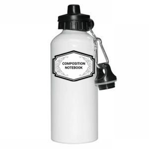 Composition Notebook Costume Teachers Matching Halloween Aluminum Water Bottle