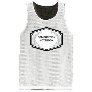 Composition Notebook Costume Teachers Matching Halloween Mesh Reversible Basketball Jersey Tank