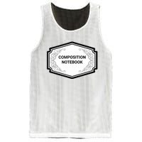 Composition Notebook Costume Teachers Matching Halloween Mesh Reversible Basketball Jersey Tank