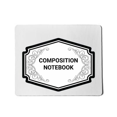 Composition Notebook Costume Teachers Matching Halloween Mousepad