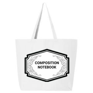 Composition Notebook Costume Teachers Matching Halloween 25L Jumbo Tote