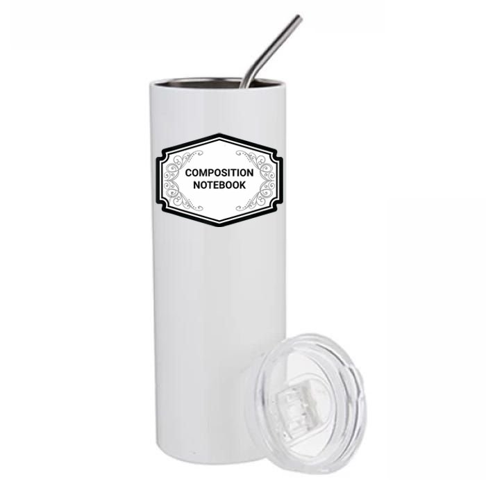 Composition Notebook Costume Teachers Matching Halloween Stainless Steel Tumbler