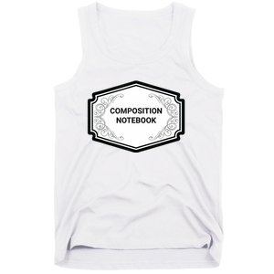 Composition Notebook Costume Teachers Matching Halloween Tank Top