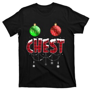 Chest Nuts Christmas Matching Couple Chestnuts Xmas T-Shirt