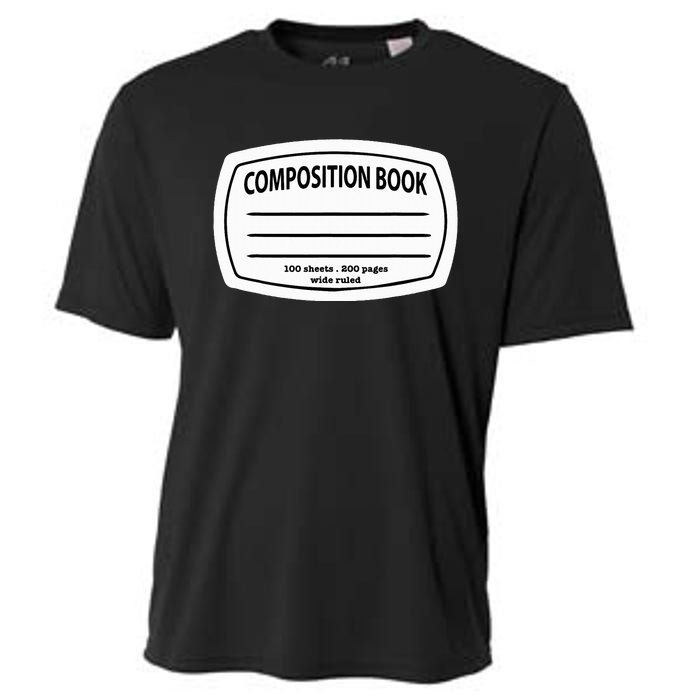 Composition Notebook Costume Matching Group Halloween Cooling Performance Crew T-Shirt