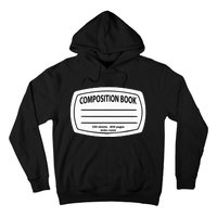 Composition Notebook Costume Matching Group Halloween Hoodie