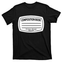 Composition Notebook Costume Matching Group Halloween T-Shirt