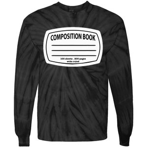 Composition Notebook Costume Matching Group Halloween Tie-Dye Long Sleeve Shirt