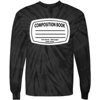 Composition Notebook Costume Matching Group Halloween Tie-Dye Long Sleeve Shirt