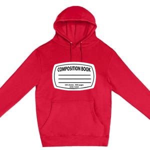 Composition Notebook Costume Matching Group Halloween Premium Pullover Hoodie