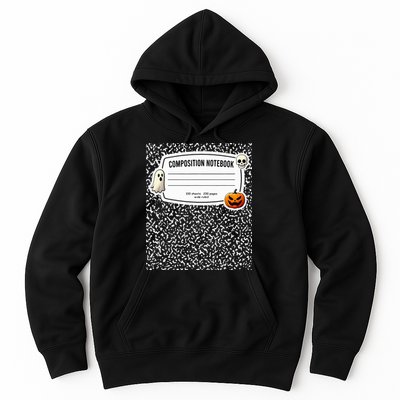 Composition Notebook Costume Adult Halloween For Teachers Hoodie