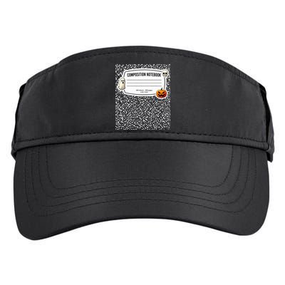 Composition Notebook Costume Adult Halloween For Teachers Adult Drive Performance Visor