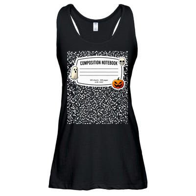 Composition Notebook Costume Adult Halloween For Teachers Ladies Essential Flowy Tank