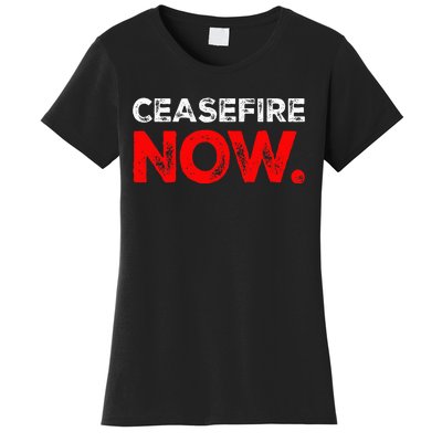 Ceasefire NOW Women's T-Shirt