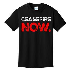 Ceasefire NOW Kids T-Shirt