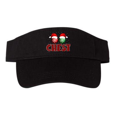 Chest Nuts Christmas Matching Couples Chestnuts Valucap Bio-Washed Visor