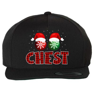 Chest Nuts Christmas Matching Couples Chestnuts Wool Snapback Cap