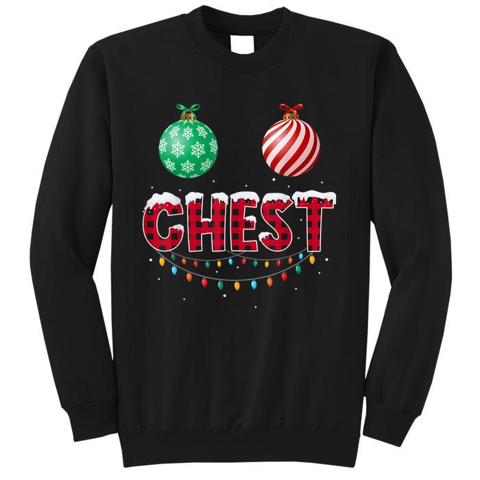 Chest Nuts Christmas Shirt Funny Matching Couple Chestnuts Sweatshirt