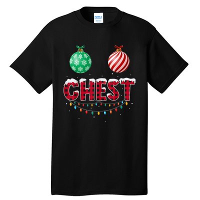 Chest Nuts Christmas Shirt Funny Matching Couple Chestnuts Tall T-Shirt