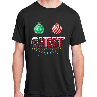 Chest Nuts Christmas Shirt Funny Matching Couple Chestnuts Adult ChromaSoft Performance T-Shirt