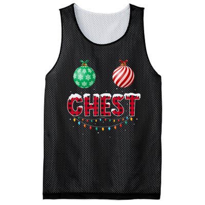 Chest Nuts Christmas Shirt Funny Matching Couple Chestnuts Mesh Reversible Basketball Jersey Tank