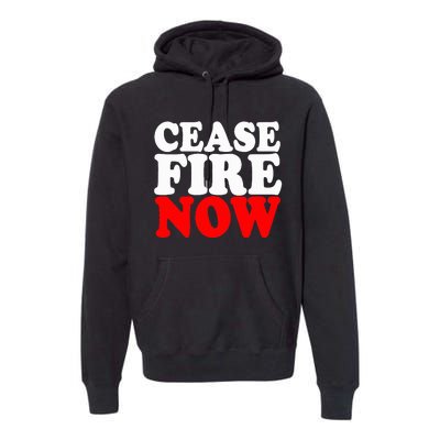 Ceasefire NOW  Premium Hoodie