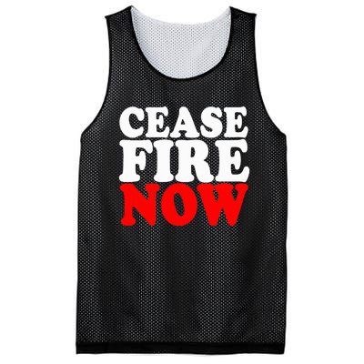 Ceasefire NOW  Mesh Reversible Basketball Jersey Tank