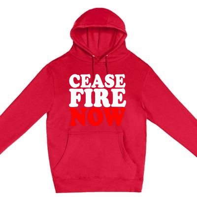 Ceasefire NOW  Premium Pullover Hoodie